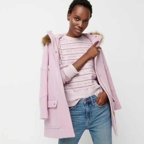 J. crew Sequin Striped Sweater in Supersoft Yarn in Lavender size M - Picture 12 of 12